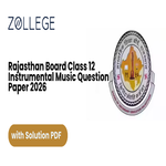 Rajasthan Board Class 12 Instrumental Music Question Paper 2026 with Solutions